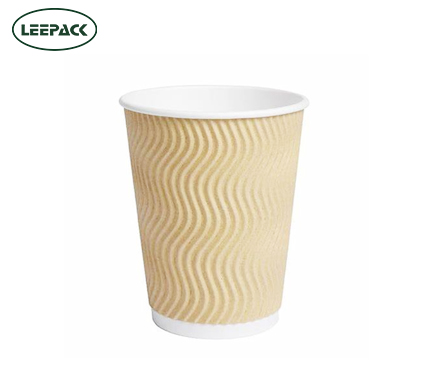 Copa de papel de pared de ondulación