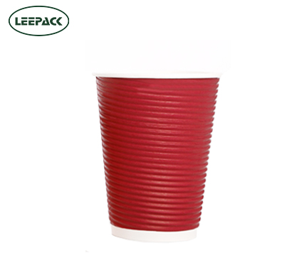 Copa de papel de pared de ondulación
