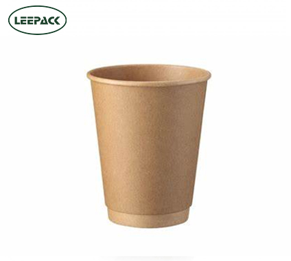 Vaso de papel kraft de doble pared