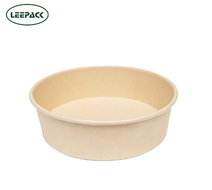 Ensaladera redonda de bambú